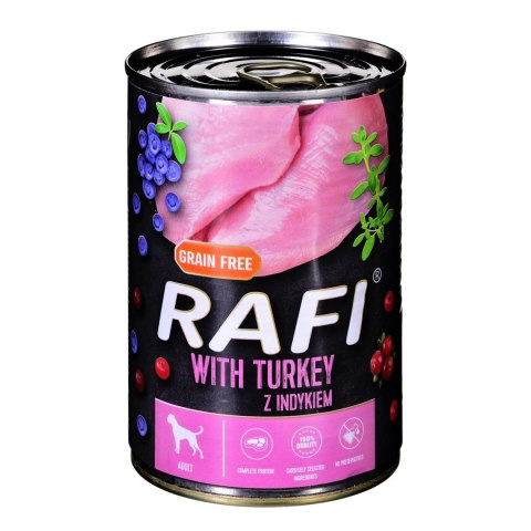DOLINA NOTECI Rafi z indykiem, żurawiną i borówką - mokra karma dla psa - 400g DOLINA NOTECI DOLINA NOTECI Rafi z indykiem, żurawiną i borówką - mokra karma dla psa - 400g DOLINA NOTECI