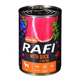 DOLINA NOTECI Rafi z kaczką, żurawiną i borówką - mokra karma dla psa - 400g DOLINA NOTECI