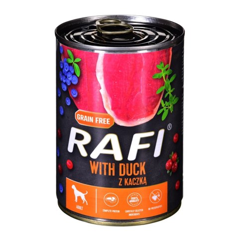 DOLINA NOTECI Rafi z kaczką, żurawiną i borówką - mokra karma dla psa - 400g DOLINA NOTECI DOLINA NOTECI Rafi z kaczką, żurawiną i borówką - mokra karma dla psa - 400g DOLINA NOTECI