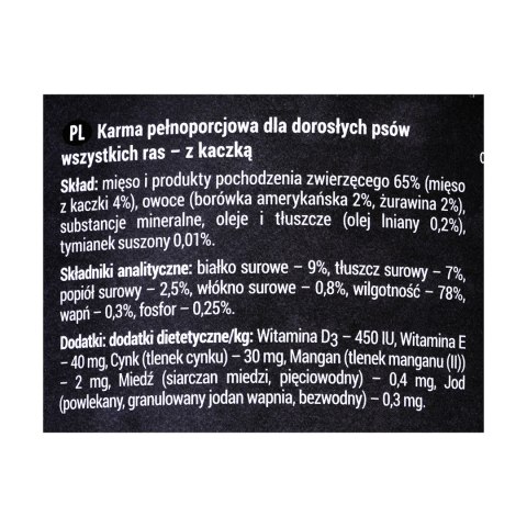 DOLINA NOTECI Rafi z kaczką, żurawiną i borówką - mokra karma dla psa - 400g DOLINA NOTECI DOLINA NOTECI Rafi z kaczką, żurawiną i borówką - mokra karma dla psa - 400g DOLINA NOTECI