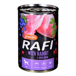 DOLINA NOTECI Rafi z królikiem, żurawiną i borówką - mokra karma dla psa - 400 g DOLINA NOTECI