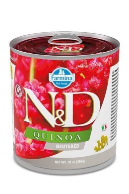 FARMINA N&D Quinoa Neutered Pork - mokra karma dla psa - 285 g Farmina