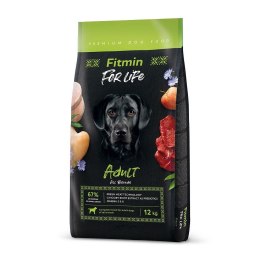 FITMIN For Life Adult All breeds - sucha karma dla psa - 12 kg FITMIN