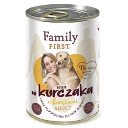 FamilyFirst Bogata w kurczaka+burak adult 400g Family FIRST