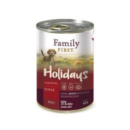 FamilyFirst Wołowina+burak+monoproteina adult 400g Family FIRST