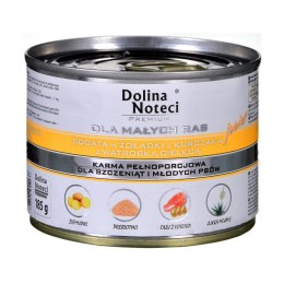 Karma DOLINA NOTECI Premium Junior żołądki z kurczaka z wątróbką cielęcą (0,185 kg ) DOLINA NOTECI