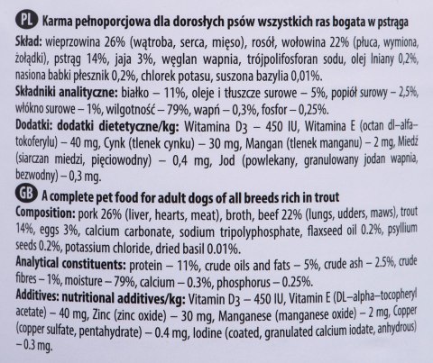 Karma DOLINA NOTECI Premium Pstrąg (0,40 kg ) DOLINA NOTECI Karma DOLINA NOTECI Premium Pstrąg (0,40 kg ) DOLINA NOTECI