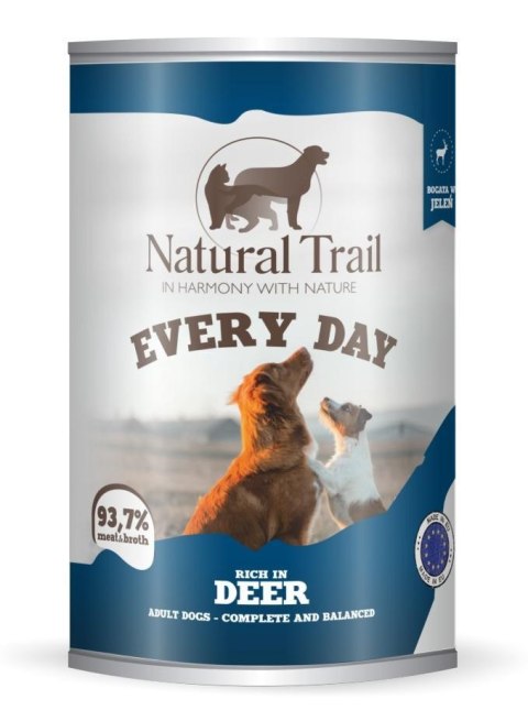 NATURAL TRAIL EVERY DAY Dog Jeleń 400g Natural Trail NATURAL TRAIL EVERY DAY Dog Jeleń 400g Natural Trail