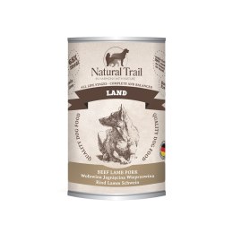 NATURAL TRAIL Land wołowina,jagnięcina dla psa 400g Natural Trail