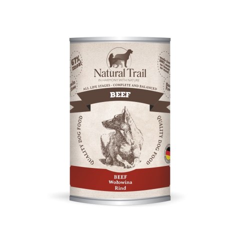 NATURAL TRAIL Wołowina karma dla psa 400g Natural Trail