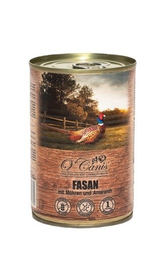 O'CANIS Bażant z marchewką - mokra karma dla psa - 400 g O'Canis O'CANIS Bażant z marchewką - mokra karma dla psa - 400 g O'Canis