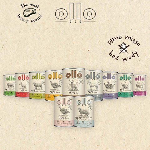 Ollo Puppy Umami Woł. żwacze z Kaczą Wątrobą 400g OLLO Ollo Puppy Umami Woł. żwacze z Kaczą Wątrobą 400g OLLO