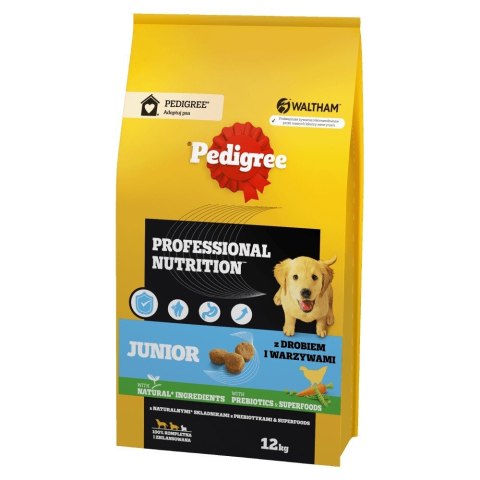 PEDIGREE Professional Nutrition junior drób - sucha karma dla psa - 12kg Pedigree