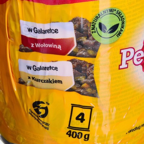 PEDIGREE Wołowina i kurczak w galaretce - mokra karma dla psa - 4x400 g Pedigree PEDIGREE Wołowina i kurczak w galaretce - mokra karma dla psa - 4x400 g Pedigree
