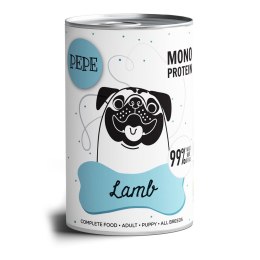 Paka Zwierzaka Pepe Lamb 99% jagnięcina 400g PAKA ZWIERZAKA