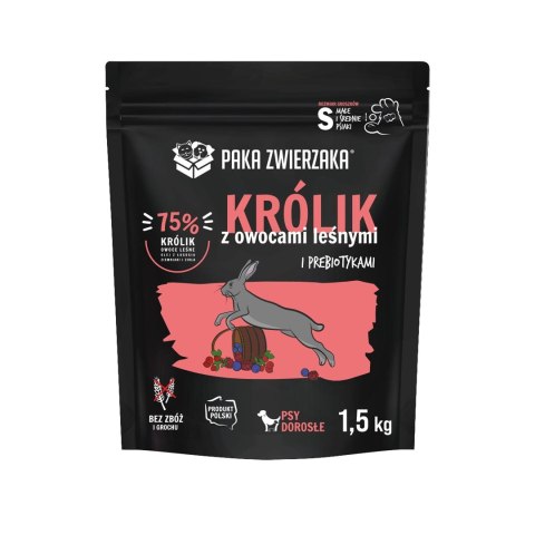 Paka Zwierzaka Seventh Heaven Królik z owocami leśnymi S 1,5kg PAKA ZWIERZAKA Paka Zwierzaka Seventh Heaven Królik z owocami leśnymi S 1,5kg PAKA ZWIERZAKA