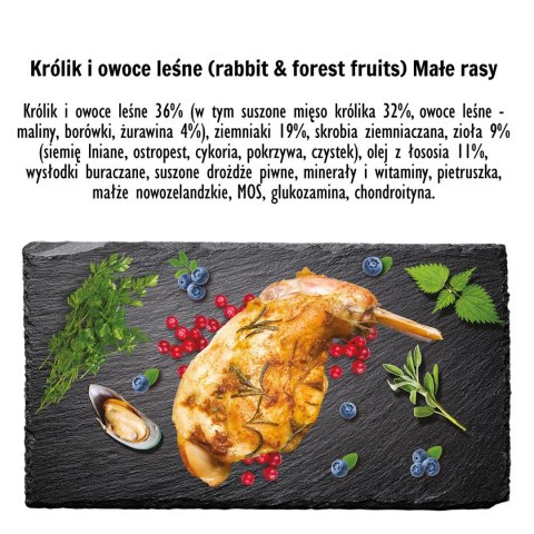 Paka Zwierzaka Seventh Heaven Królik z owocami leśnymi S 1,5kg PAKA ZWIERZAKA Paka Zwierzaka Seventh Heaven Królik z owocami leśnymi S 1,5kg PAKA ZWIERZAKA