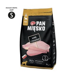 Pan Mięsko Indyk z bażantem (dorosły) chrupki S Karma sucha dla psa 9kg PAN MIĘSKO