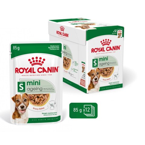 ROYAL CANIN Mini Ageing 12+ - mokra karma dla psa - 12x 85 g Royal Canin ROYAL CANIN Mini Ageing 12+ - mokra karma dla psa - 12x 85 g Royal Canin