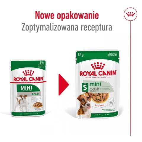 ROYAL CANIN SHN Mini Adult w sosie - mokra karma dla psa dorosłego - 12X85g Royal Canin ROYAL CANIN SHN Mini Adult w sosie - mokra karma dla psa dorosłego - 12X85g Royal Canin