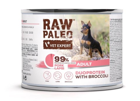 Raw Paleo Pork&Lamb Adult Can 200g Raw Paleo Pork&Lamb Adult Can 200g