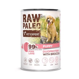 Raw Paleo Pork&Lamb Puppy Can 400g VetExpert