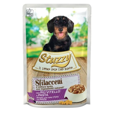 STUZZY SHREDS z VEAL AND PASTA 100g Agras Pet Foods STUZZY SHREDS z VEAL AND PASTA 100g Agras Pet Foods