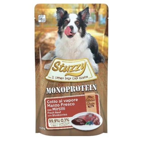 STUZZY dla psów Grain Free Monoprotein Wołowe z Borówkami 150g Agras Pet Foods STUZZY dla psów Grain Free Monoprotein Wołowe z Borówkami 150g Agras Pet Foods