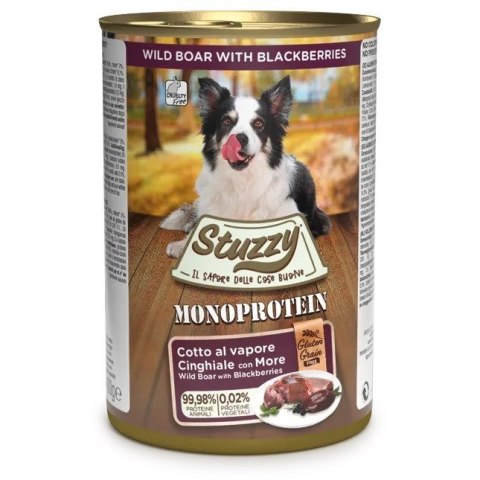 STUZZY dla psów Monoprotein Dzik 400g Agras Pet Foods