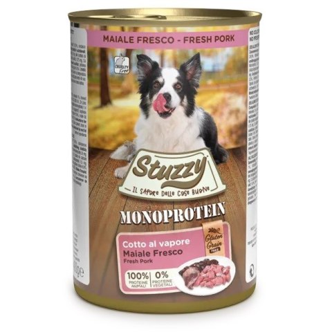 STUZZY dla psów Monoprotein Wieprzowe 400g Agras Pet Foods