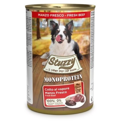 STUZZY dla psów Monoprotein Wołowe 400g Agras Pet Foods