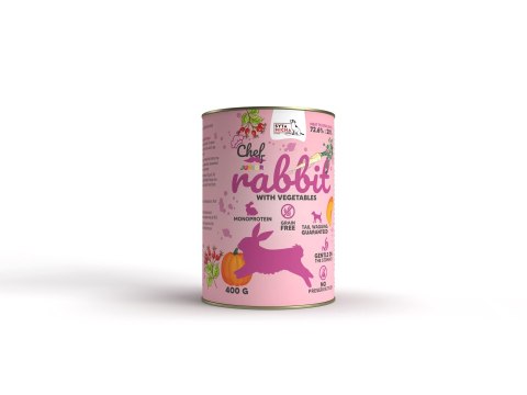 SYTA MICHA mokra karma dla szczeniaka królik z warzywami 400g SYTA MICHA SYTA MICHA mokra karma dla szczeniaka królik z warzywami 400g SYTA MICHA