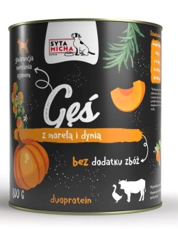 SYTA MICHA mokra karma gęś z morelami i dynią 800g pies SYTA MICHA