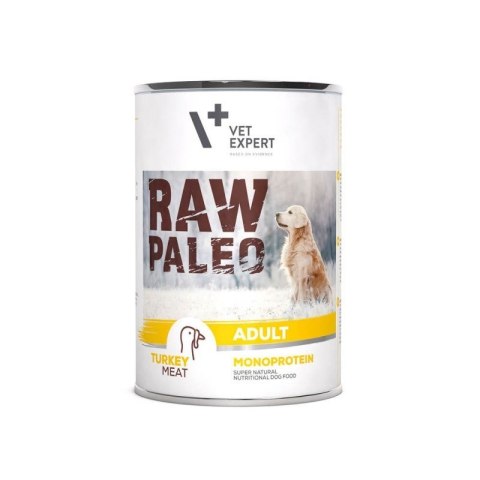 VetExpert Raw Paleo Indyk Adult Can 400g VetExpert