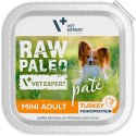 VetExpert Raw Paleo Indyk Pate Mini Adult alu tray 150g VetExpert
