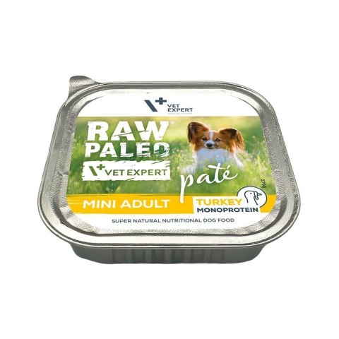 VetExpert Raw Paleo Indyk Pate Mini Adult alu tray 150g VetExpert VetExpert Raw Paleo Indyk Pate Mini Adult alu tray 150g VetExpert