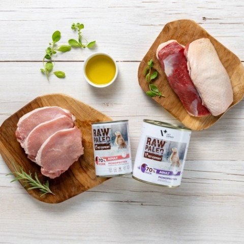 VetExpert Raw Paleo Wieprzowina Adult Can 800g VetExpert VetExpert Raw Paleo Wieprzowina Adult Can 800g VetExpert