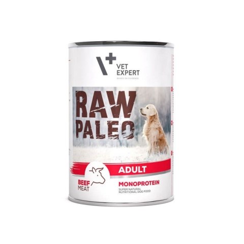 VetExpert Raw Paleo Wołowina Adult Can 400g VetExpert