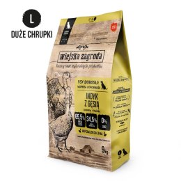 WIEJSKA ZAGRODA Indyk z gęsią (dorosły) chrupki L - Karma sucha dla psa - 9kg Wiejska zagroda