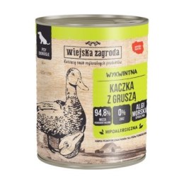 Wiejska Zagroda kaczka z gruszką mokra karma dla psa 800g Wiejska zagroda