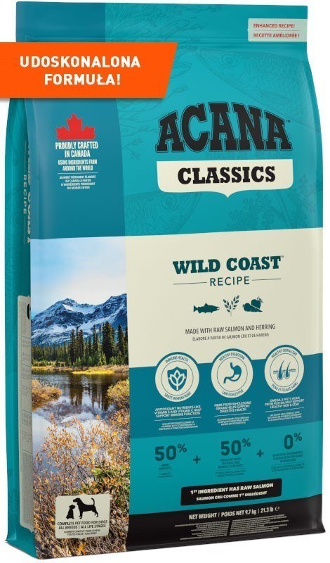 ACANA Classics Wild Coast - sucha karma dla psa - 9,7 kg ACANA