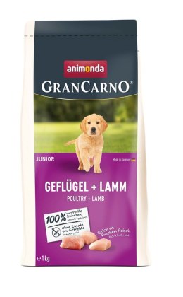 ANIMONDA Gran Carno Junior Poultry + Lamb 1kg Animonda