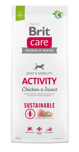 BRIT Care Dog Sustainable Activity Chicken & Insect - sucha karma dla psa - 12 kg Brit