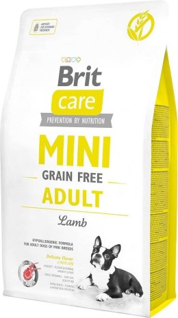 Brit Care Mini Grain Free Adult Lamb - sucha karma dla psów dorosłych małych ras - 2 kg Brit