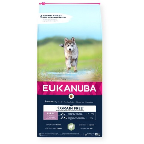 EUKANUBA Szczenie duża rasa bez zbóż jagnięcina - sucha karma dla psa - 12 kg EUKANUBA EUKANUBA Szczenie duża rasa bez zbóż jagnięcina - sucha karma dla psa - 12 kg EUKANUBA
