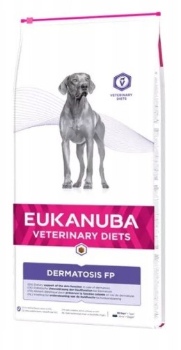 EUKANUBA Veterinary Diets Dermatosis FP Fish & Potato - sucha karma dla psa - 12 kg EUKANUBA