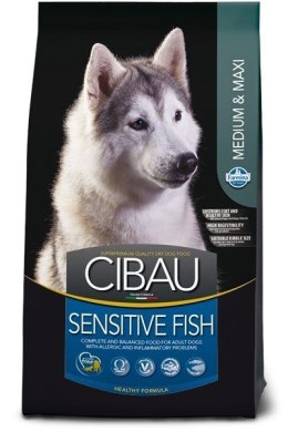 FARMINA Cibau Sensitive Fish Medium & Maxi - sucha karma dla psa - 12 kg Farmina