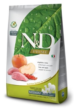 FARMINA N&D Prime Wild Boar & Apple Adult Medium & Maxi - sucha karma dla psa - 12kg Farmina
