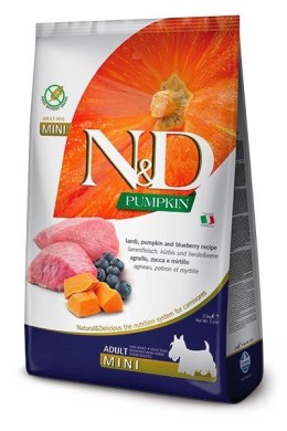 FARMINA N&D Pumpkin Lamb & Blueberry Adult Mini - sucha karma dla psa - 7 kg Farmina