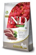 FARMINA N&D Quinoa Dog Duck, Broccoli, Asparagus Neutered Adult Mini - sucha karma dla psa - 2.5 kg Farmina